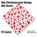  Red Christmas Icon Design