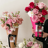 V - Shaped Foil - Lined Flower Cone Holder | BX - TMMHST | Laribbons Custom - laribbons