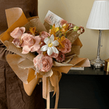 53CM*6Y Velvet Texture Florist Wrapping Paper Roll Color Mixed | P.TESR( ROLL) | MOQ 10 Rolls | Laribbon Custom - Laribbons Custom