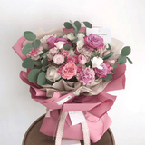 58cm*10m 65 Micron Waterproof Solid BOPP Florist Wrapping Paper Roll Color Mixed | P.XXY-004-Roll | MOQ 10 Rolls | Laribbon Custom - Laribbons Custom