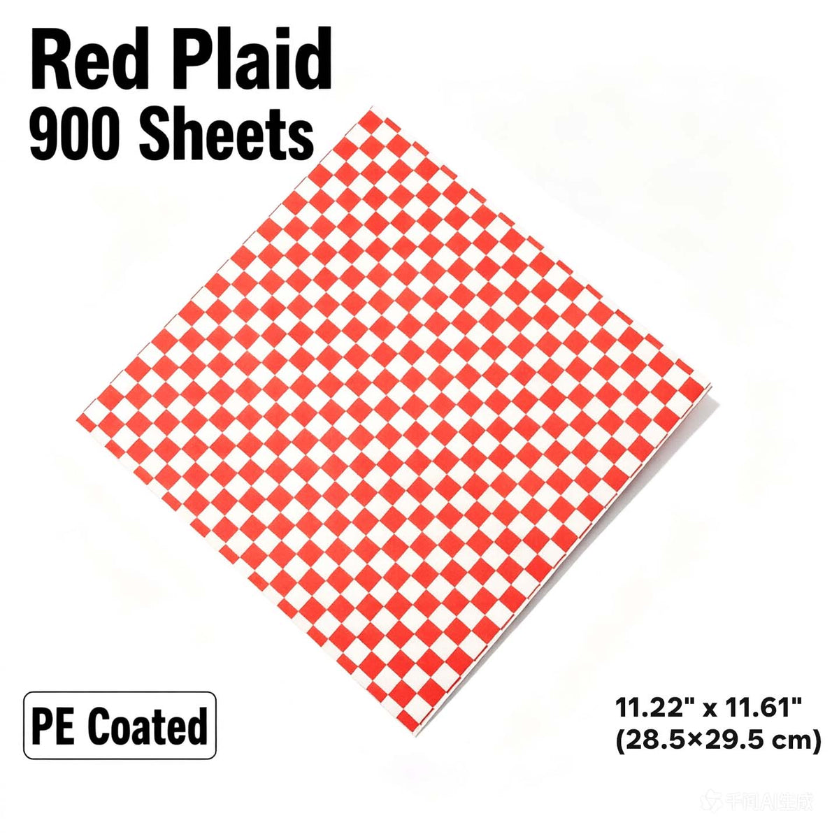 Christmas Pattern Greaseproof Food Wrapping Paper, PE Coated Oil Resistant Burger Wrap Sheets - Laribbons Custom