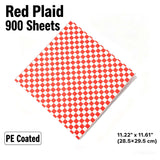 Christmas Pattern Greaseproof Food Wrapping Paper, PE Coated Oil Resistant Burger Wrap Sheets - Laribbons Custom