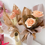 49cm*5m 150 Micron Waterproof Pearlescent Plastic Film Florist Wrapping Roll Color Mixed | P.ZZD | MOQ 10 Rolls | Laribbon Custom - Laribbons Custom