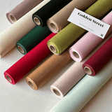 53CM*6Y Velvet Texture Florist Wrapping Paper Roll Color Mixed | P.TESR( ROLL) | MOQ 10 Rolls | Laribbon Custom - Laribbons Custom