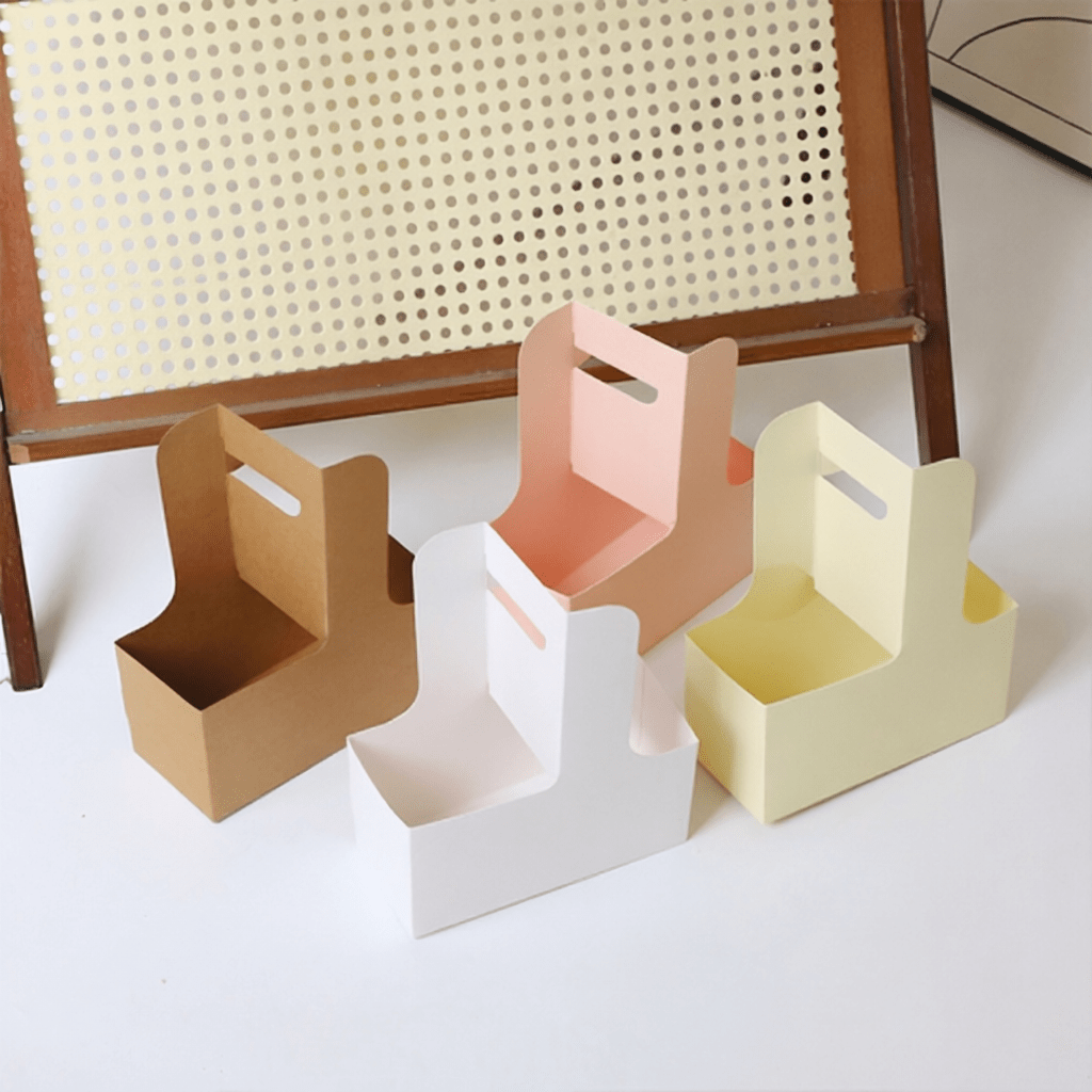 17.5×8×22.5cm 350gsm Paper Flower Carry Box | B.CSKFH | Laribbons Custom - laribbons