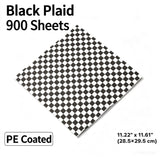 Christmas Pattern Greaseproof Food Wrapping Paper, PE Coated Oil Resistant Burger Wrap Sheets - Laribbons Custom