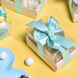 Wholesale Double Faced Satin Ribbon – Light Blue Color Series – 3/8