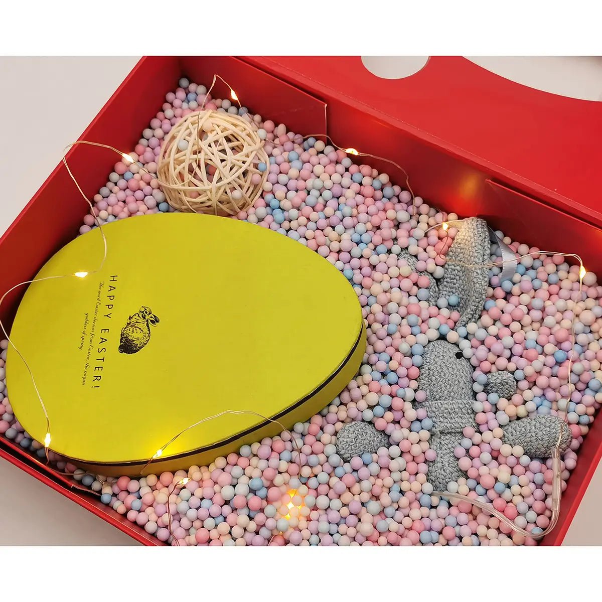 Medium Easter Rabbit Shaped Window Gift Box - laribbons Custom Shop