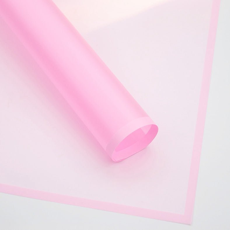 58x58cm BOPP Waterproof Clear Floral Packaging Sheets | MOQ 100pcs | Laribbon Custom - laribbons