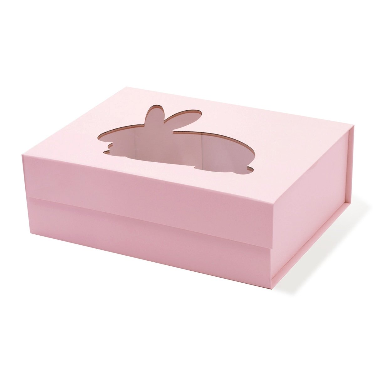 Medium Easter Rabbit Shaped Window Gift Box - laribbons Custom Shop