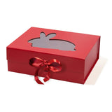 Medium Easter Rabbit Shaped Window Gift Box - laribbons Custom Shop