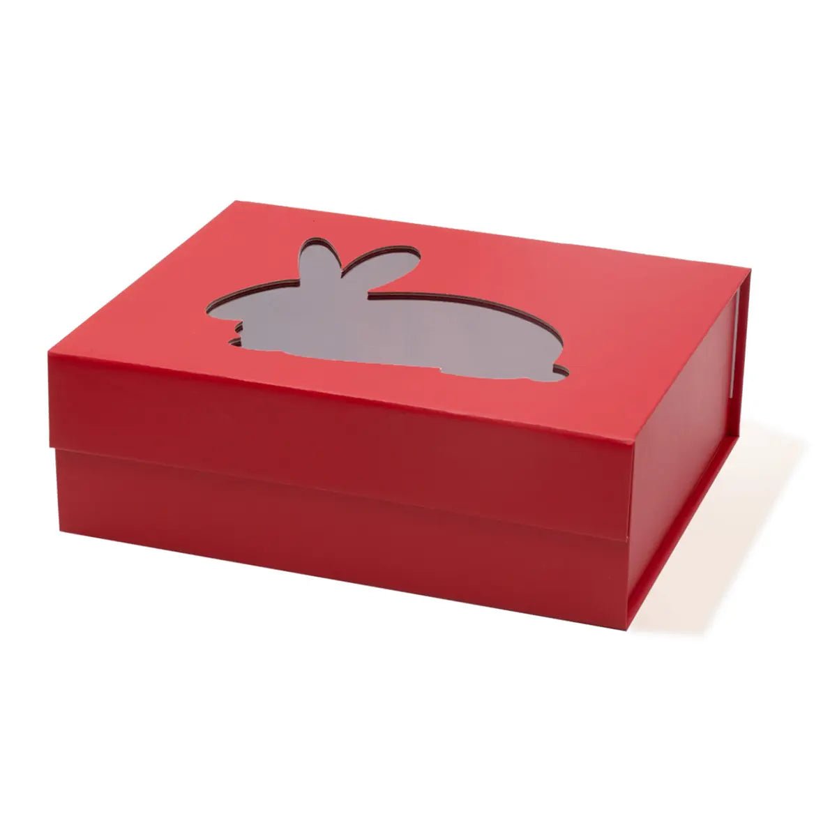Medium Easter Rabbit Shaped Window Gift Box - laribbons Custom Shop