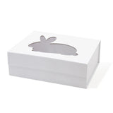 Medium Easter Rabbit Shaped Window Gift Box - laribbons Custom Shop