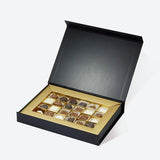 24 - Piece/Cavity Medium Shallow Rigid Empty Chocolate Confectionery Packaging Box - laribbons Custom Shop