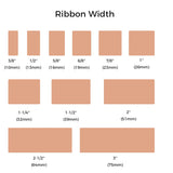 Colorful Double - Sided Satin Ribbon – Valentine's Day Multiple Widths & Colors | Laribbons Custom - laribbons