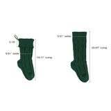 Personalized Christmas Cotton Stocking with Name – Handmade Embroidered Holiday Stocking, 18