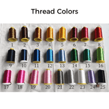 Personalized Christmas Cotton Stocking with Name – Handmade Embroidered Holiday Stocking, 18