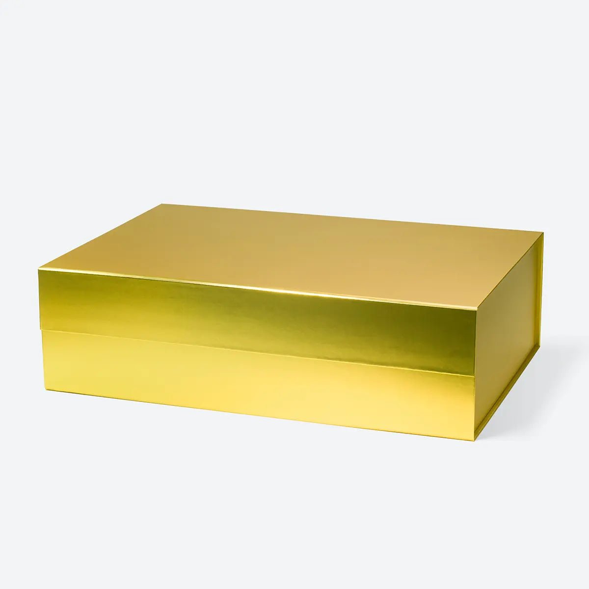 Glossy Laminated Magnetic Foldable Rigid Gift Box - Large Size | Multiple Colors | Custom Logo Available - Laribbons Custom