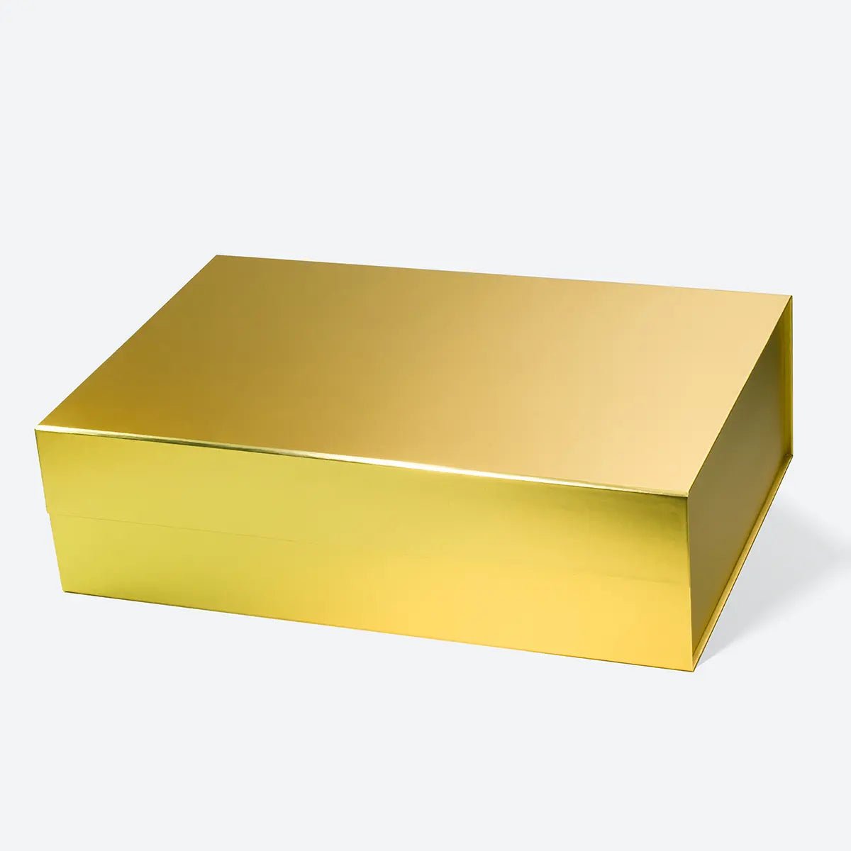 Glossy Laminated Magnetic Foldable Rigid Gift Box - Large Size | Multiple Colors | Custom Logo Available - Laribbons Custom