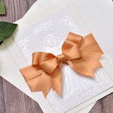 Wholesale Double Faced Satin Ribbon – Yellow & Orange Color Series – 3/8