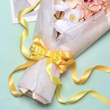 Wholesale Double Faced Satin Ribbon – Yellow & Orange Color Series – 3/8
